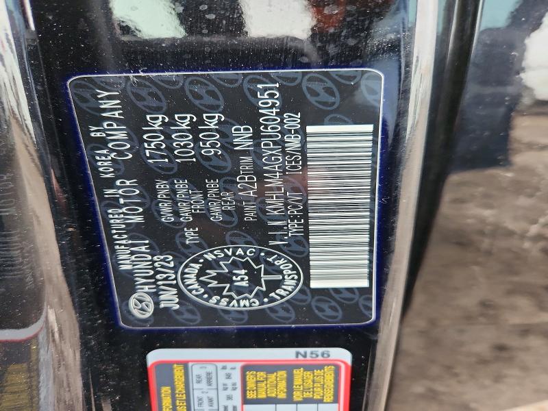 47075126 :رقم المزاد ، KMHLM4AGXPU604951 vin ، 2023 Hyundai Elantra مزاد بيع