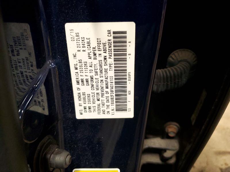 78861805 :رقم المزاد ، 19UUB2F38FA018100 vin ، 2015 Acura Tlx مزاد بيع