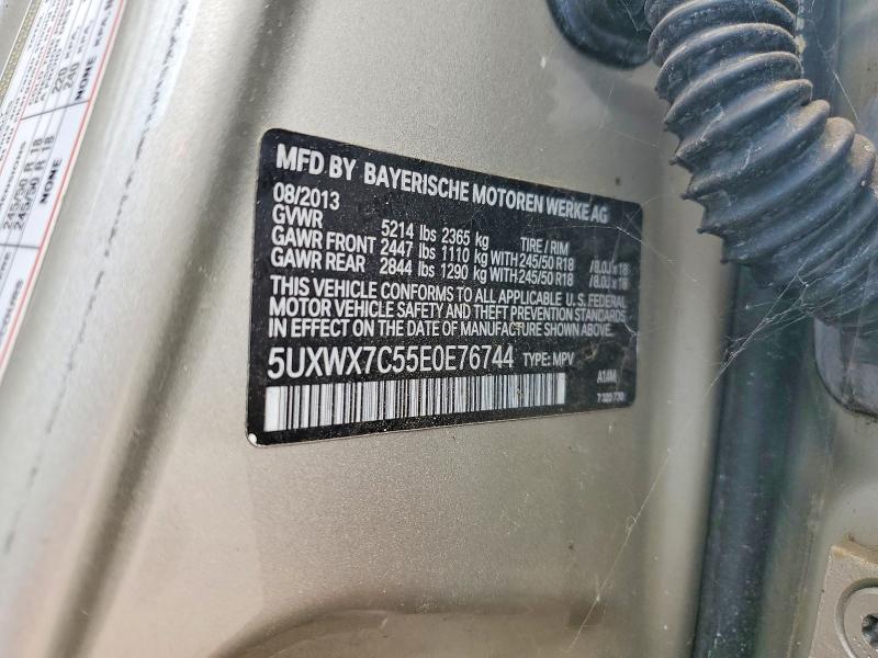 Продаж на аукціоні авто 2014 Bmw X3, vin: 5UXWX7C55E0E76744, номер лоту: 48209976