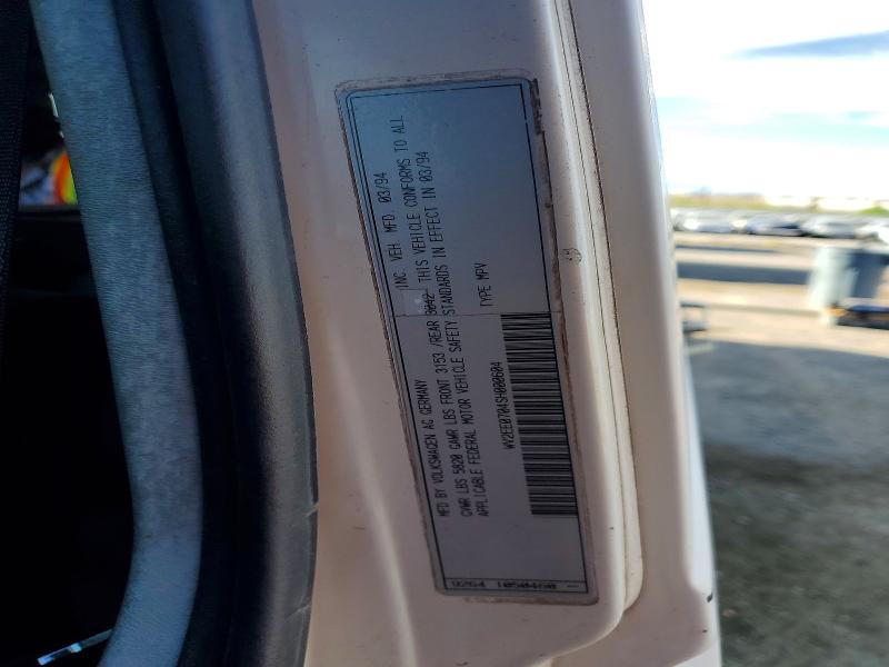 47463896 :رقم المزاد ، WV2EE0704SH000604 vin ، 1995 Volkswagen Eurovan مزاد بيع