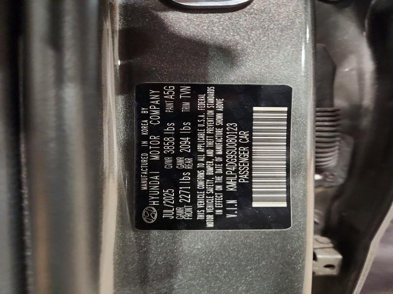 Продажа на аукционе авто 2025 Hyundai Elantra, vin: KMHLP4DG9SU080123, номер лота: 46585456