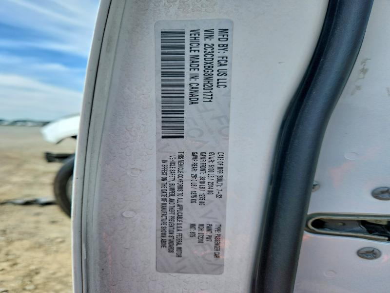 2022 Dodge Charger მანქანა იყიდება აუქციონზე, vin: 2C3CDXBG8NH201771, აუქციონის ნომერი: 45638676