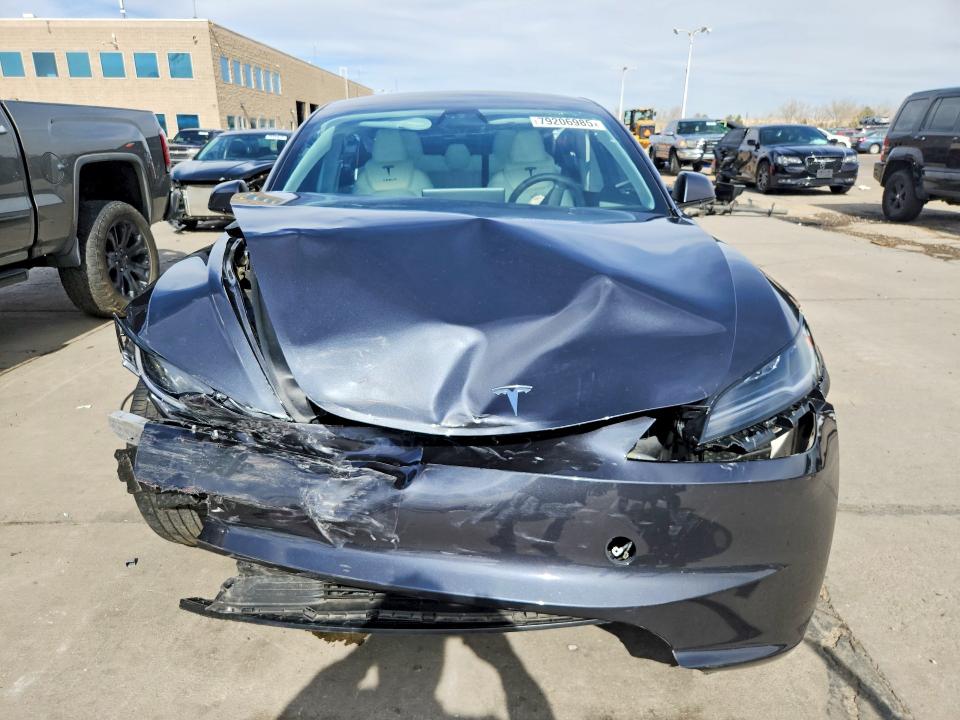 2025 Tesla Model 3 მანქანა იყიდება აუქციონზე, vin: 5YJ3E1EB0SF007906, აუქციონის ნომერი: 79206985