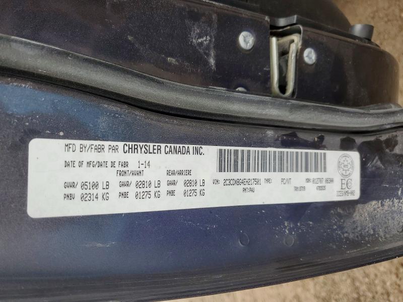 Auction sale of the 2014 Dodge Charger, vin: 2C3CDXBG4EH217501, lot number: 46840526