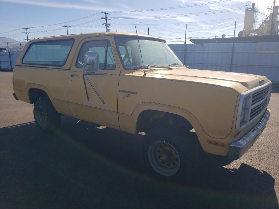 79660885 :رقم المزاد ، A10JTAC123540 vin ، 1980 Dodge Ramcharger مزاد بيع