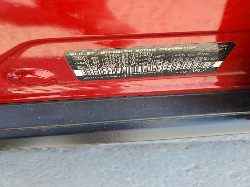 Продаж на аукціоні авто 2021 Mitsubishi Outlander Sport, vin: JA4ARUAU6MU019003, номер лоту: 47037746