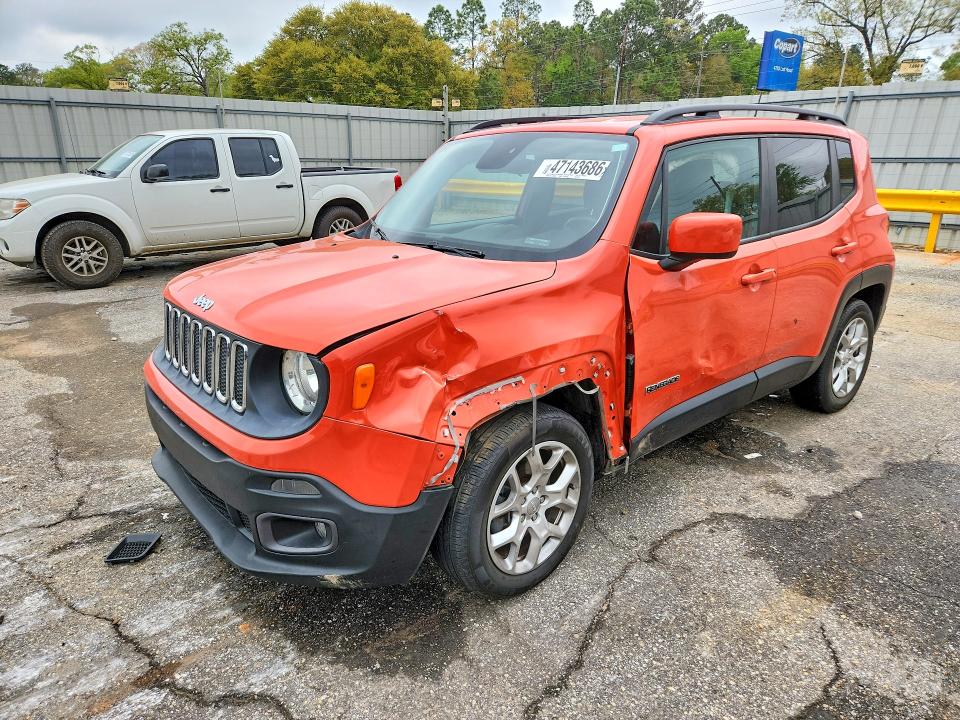 Auction sale of the 2015 Jeep Renegade, vin: ZACCJABT5FPB27711, lot number: 47143686