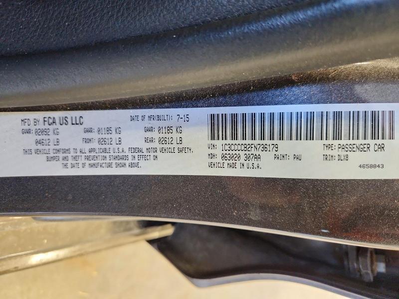 79680235 :رقم المزاد ، 1C3CCCCB2FN736179 vin ، 2015 Chrysler 200 مزاد بيع
