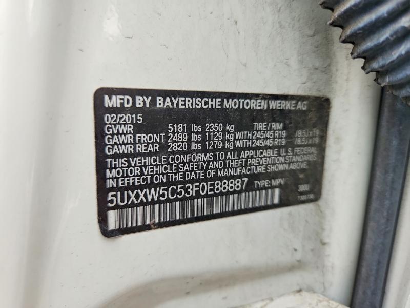 Продажа на аукционе авто 2015 Bmw X4, vin: 5UXXW5C53F0E88887, номер лота: 41800826