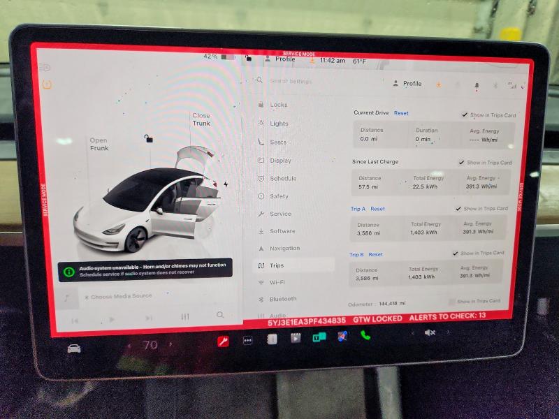 Продажа на аукционе авто 2023 Tesla Model 3, vin: 5YJ3E1EA3PF434835, номер лота: 47057356