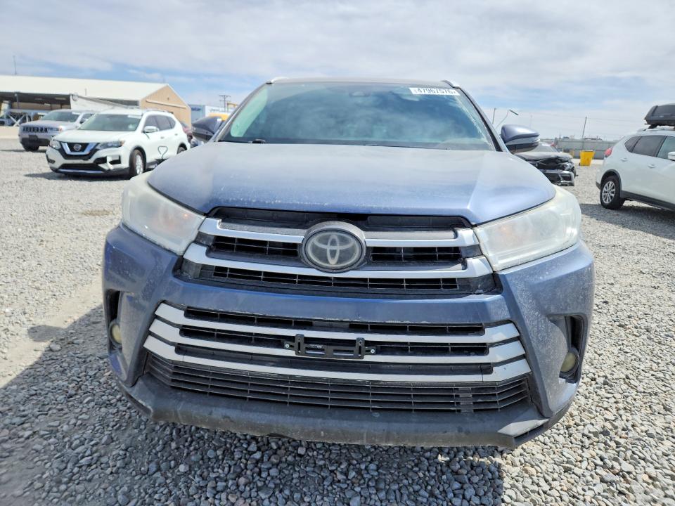 Продажа на аукционе авто 2017 Toyota Highlander, vin: 5TDBZRFH0HS465032, номер лота: 47967576