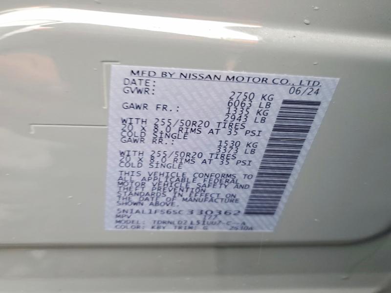 Продажа на аукционе авто 2025 Infiniti Qx60, vin: 5N1AL1FS6SC330362, номер лота: 46989166