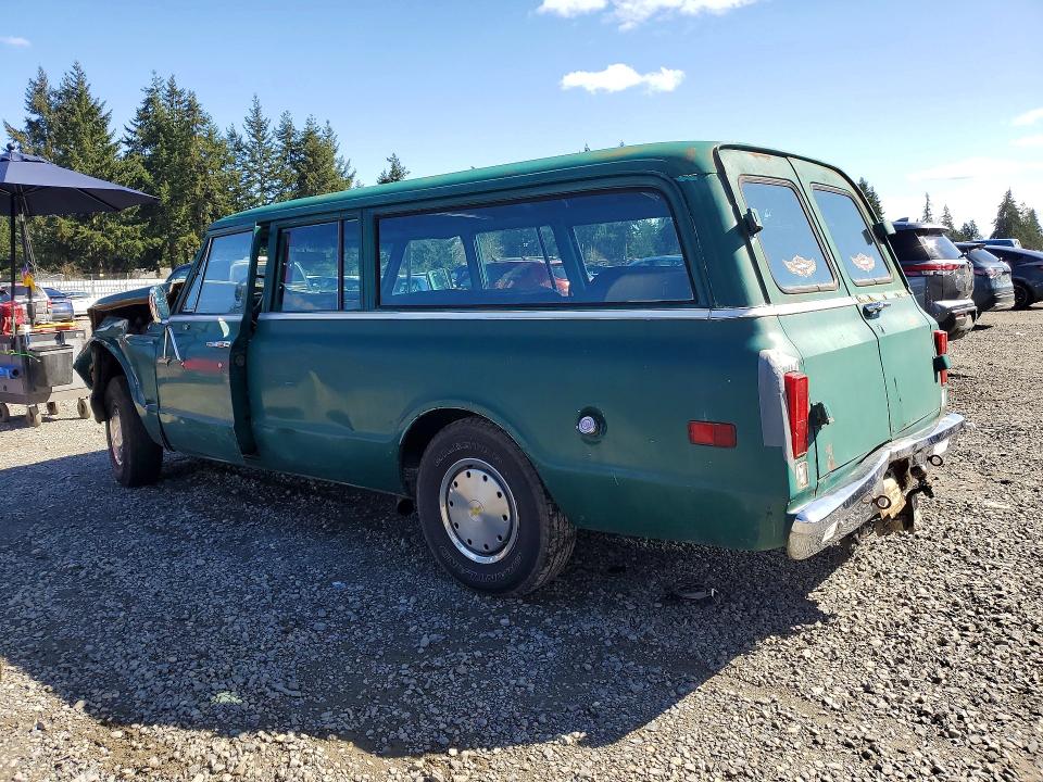 1971 Chev C20 Suburban Custom Delux მანქანა იყიდება აუქციონზე, vin: CE261Z608733, აუქციონის ნომერი: 46375576