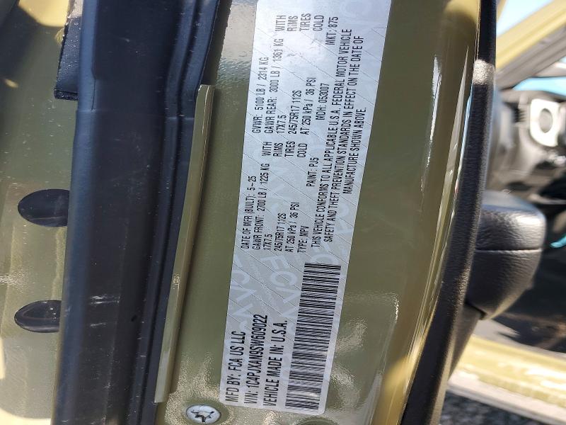 Aukcja sprzedaży 2025 Jeep Wrangler, vin: 1C4PJXAN9SW609022, numer aukcji: 46180736