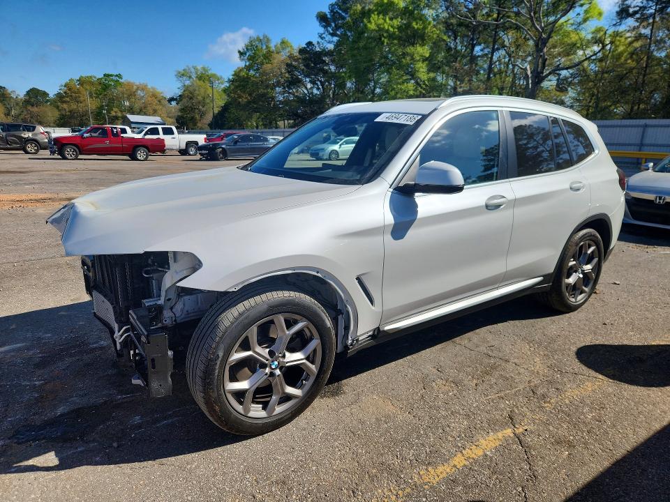 2022 Bmw X3 მანქანა იყიდება აუქციონზე, vin: WBX47DP05NN150743, აუქციონის ნომერი: 46947186