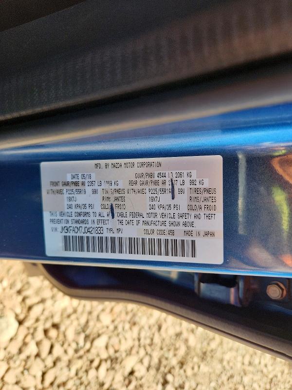 Продажа на аукционе авто 2018 Mazda Cx-5, vin: JM3KFACM7J0421833, номер лота: 45682256