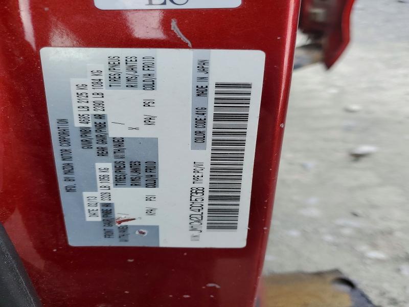45936206 :رقم المزاد ، JM1CW2DL4D0157368 vin ، 2013 Mazda 5 مزاد بيع