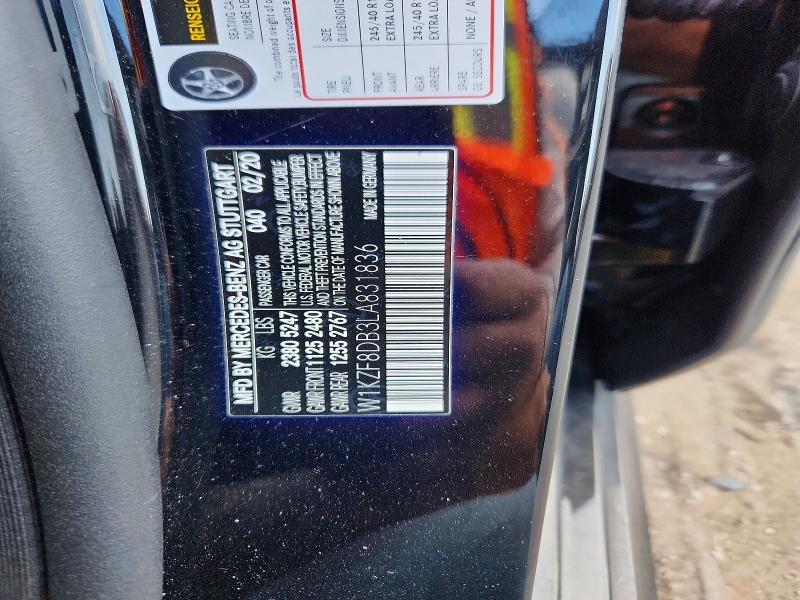 Продажа на аукционе авто 2020 Mercedes-benz E, vin: W1KZF8DB3LA831836, номер лота: 45870046