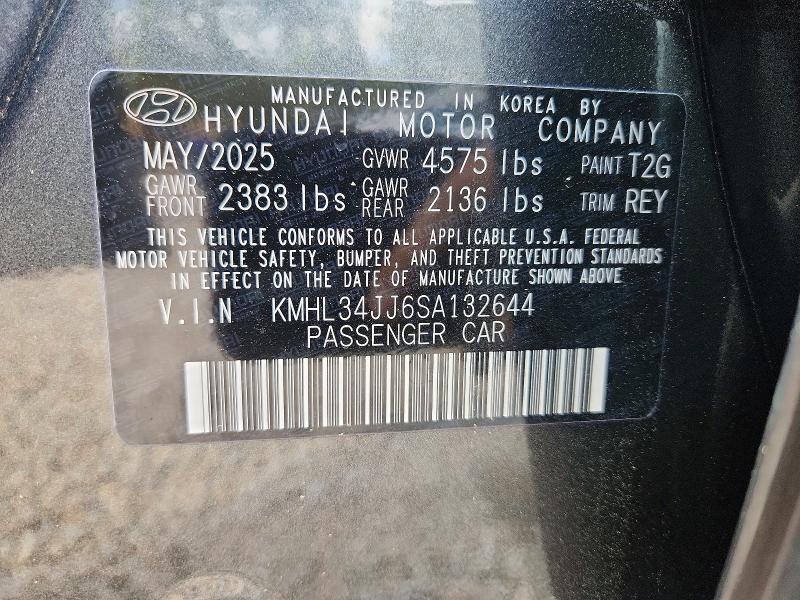 Продажа на аукционе авто 2025 Hyundai Sonata Hybrid, vin: KMHL34JJ6SA132644, номер лота: 48054746