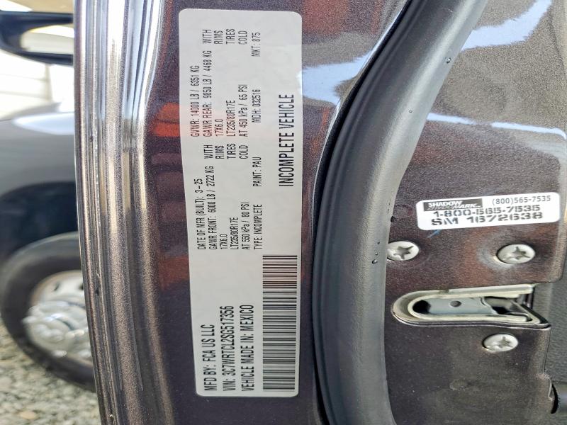 2025 Ram 3500 მანქანა იყიდება აუქციონზე, vin: 3C7WRTCL2SG517356, აუქციონის ნომერი: 47297606