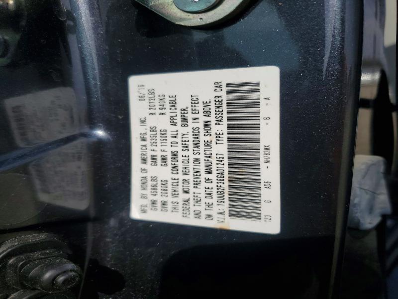 2016 Acura Tlx მანქანა იყიდება აუქციონზე, vin: 19UUB2F36GA012457, აუქციონის ნომერი: 79626715