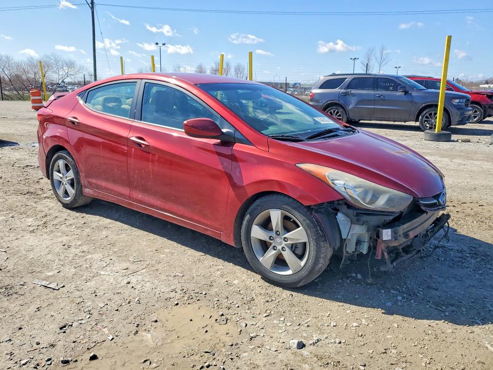 45463826 :رقم المزاد ، KMHDH4AE2DU712905 vin ، 2013 Hyundai Elantra مزاد بيع