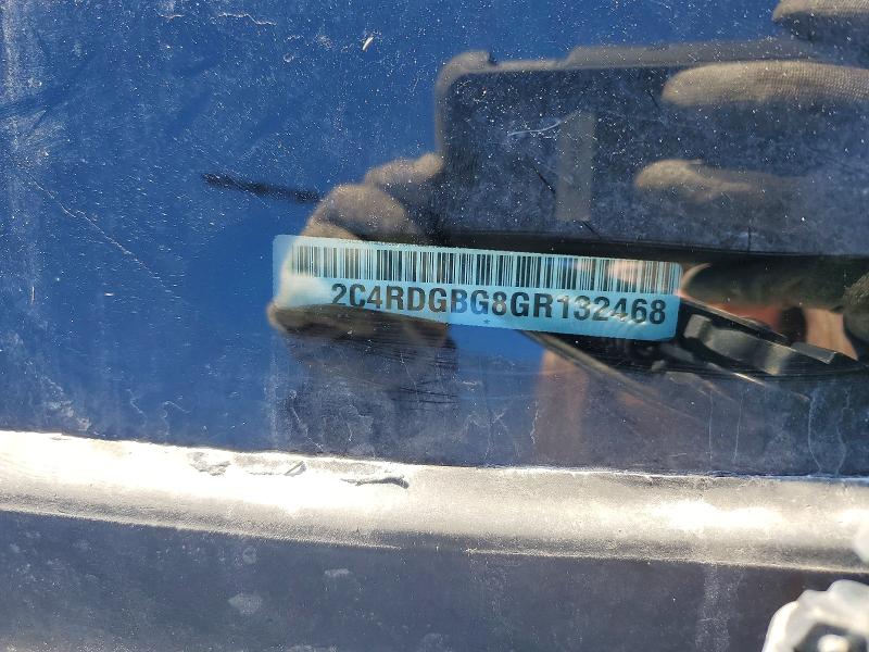 2016 Dodge Grand Caravan მანქანა იყიდება აუქციონზე, vin: 2C4RDGBG8GR132468, აუქციონის ნომერი: 45697616