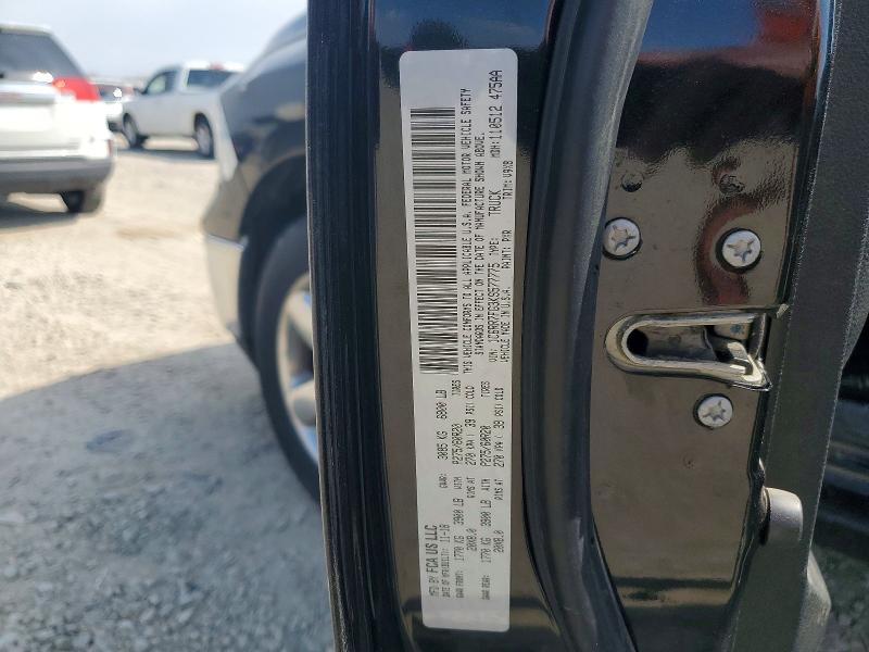 2019 Ram 1500 Classic მანქანა იყიდება აუქციონზე, vin: 1C6RR7FG3KS577775, აუქციონის ნომერი: 47423146