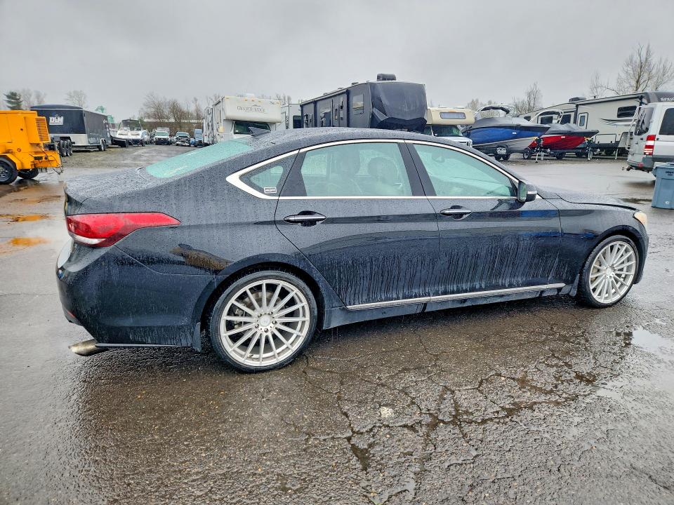 2015 Hyundai Genesis მანქანა იყიდება აუქციონზე, vin: KMHGN4JE5FU041027, აუქციონის ნომერი: 45465366