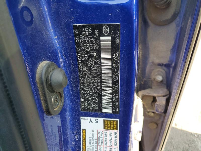 Aukcja sprzedaży 2016 Toyota Prius, vin: JTDKARFU1G3518003, numer aukcji: 47403036