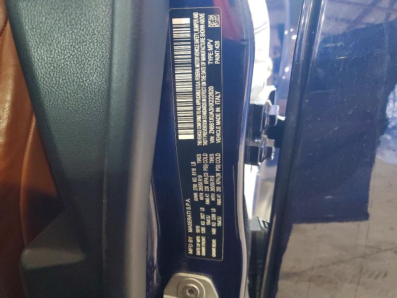 Продаж на аукціоні авто 2017 Maserati Levante, vin: ZN661XUA3HX222620, номер лоту: 48009026
