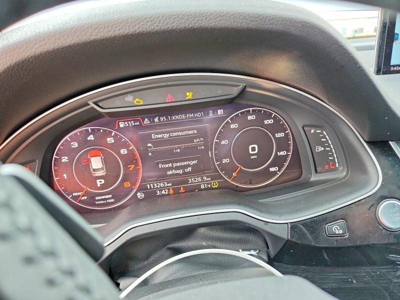 45629686 :رقم المزاد ، WA1LAAF73HD058476 vin ، 2017 Audi Q7 مزاد بيع
