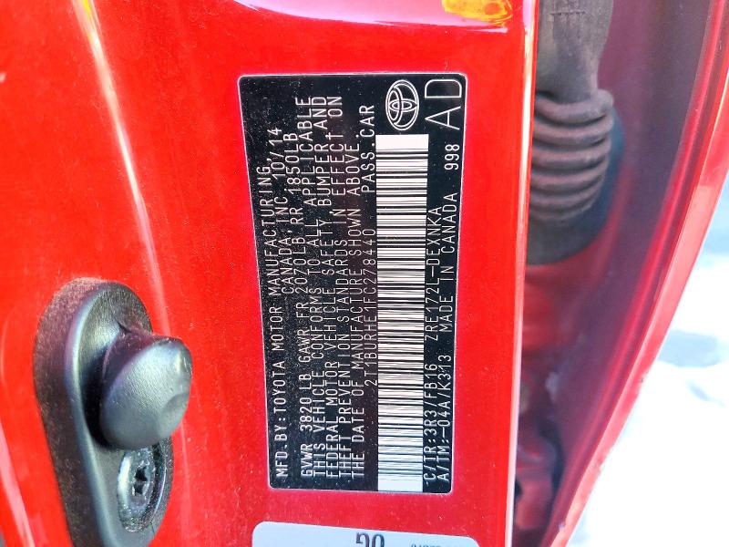 Aukcja sprzedaży 2015 Toyota Corolla, vin: 2T1BURHE1FC278440, numer aukcji: 79390135