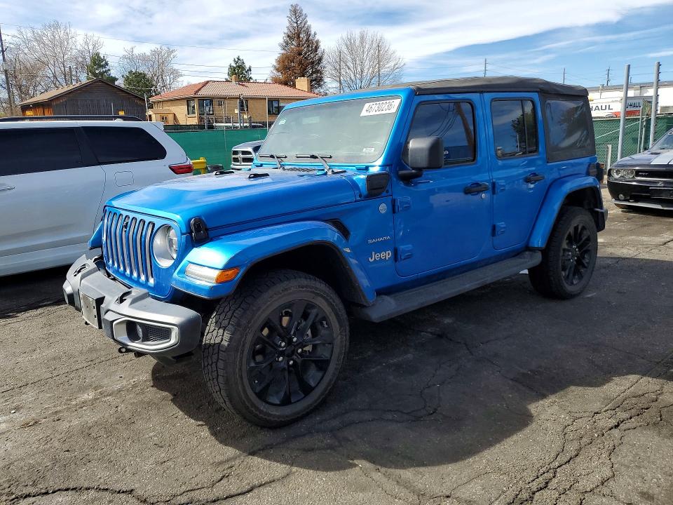 Aukcja sprzedaży 2021 Jeep Wrangler Unlimited, vin: 1C4JJXP64MW802462, numer aukcji: 46730236
