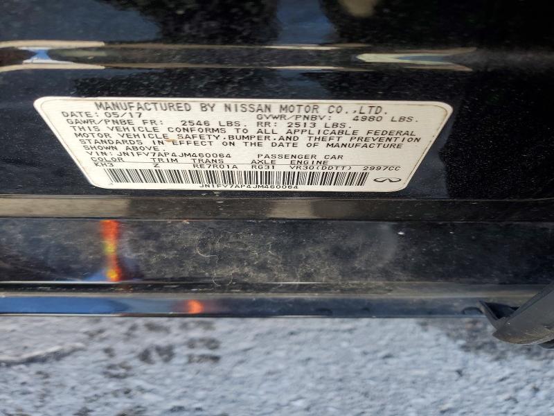 Продаж на аукціоні авто 2018 Infiniti Q50, vin: JN1FV7AP4JM460064, номер лоту: 46747316