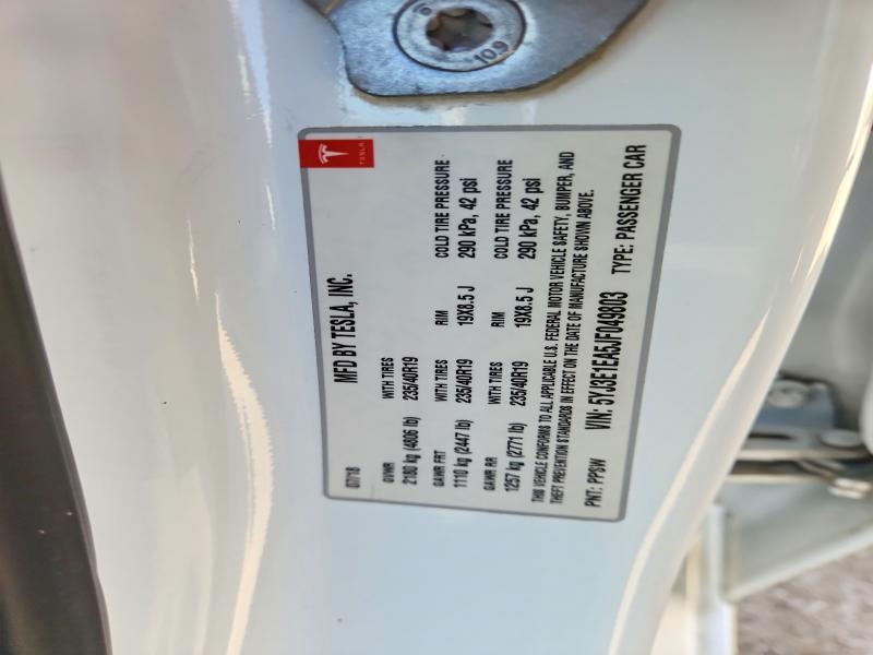 2018 Tesla Model 3 მანქანა იყიდება აუქციონზე, vin: 5YJ3E1EA5JF049803, აუქციონის ნომერი: 45922976