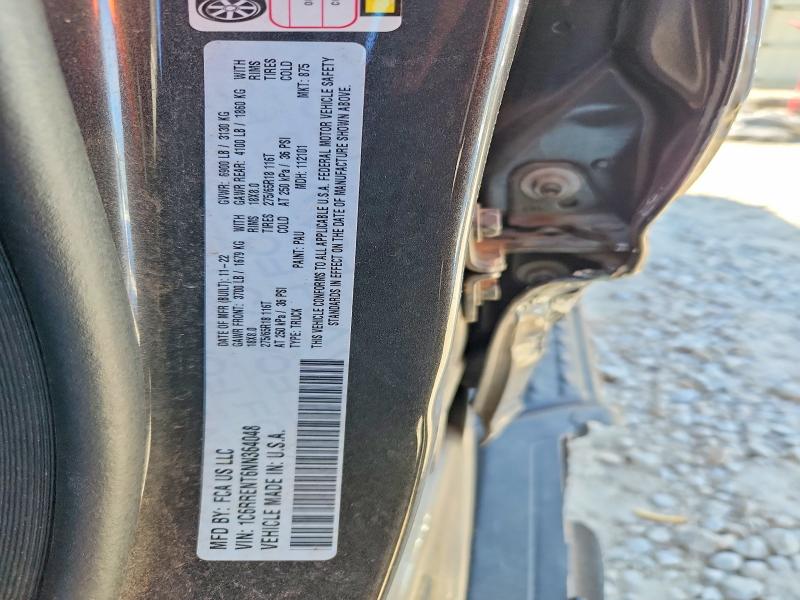Продажа на аукционе авто 2022 Ram 1500, vin: 1C6RRENT6NN364048, номер лота: 47399606