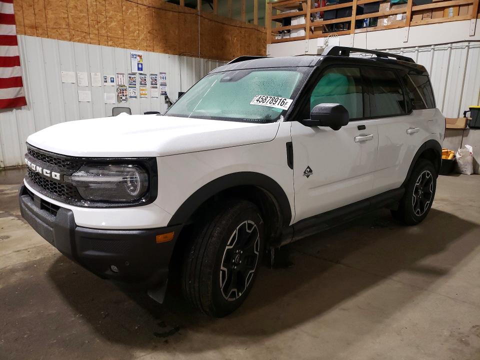 45878916 :رقم المزاد ، 3FMCR9CNXSRF69712 vin ، 2025 Ford Bronco Sport مزاد بيع