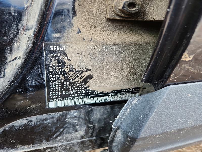 Aukcja sprzedaży 2016 Volkswagen Tiguan, vin: WVGJV7AXXGW610310, numer aukcji: 46664746