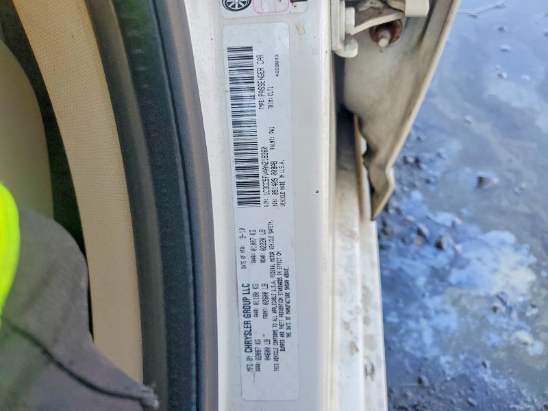 79949205 :رقم المزاد ، 1C3CC5FV4AN218360 vin ، 2010 Chrysler Sebring مزاد بيع