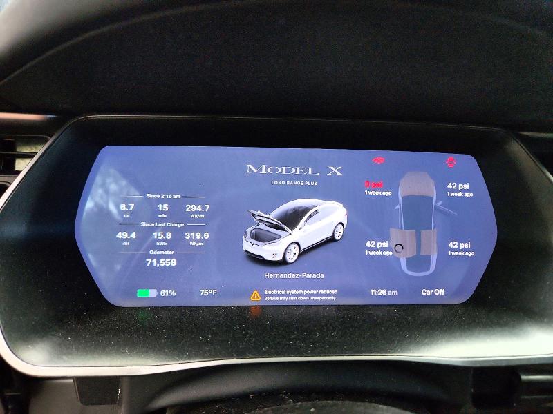 Продажа на аукционе авто 2020 Tesla Model X, vin: 5YJXCAE29LF281601, номер лота: 47251826
