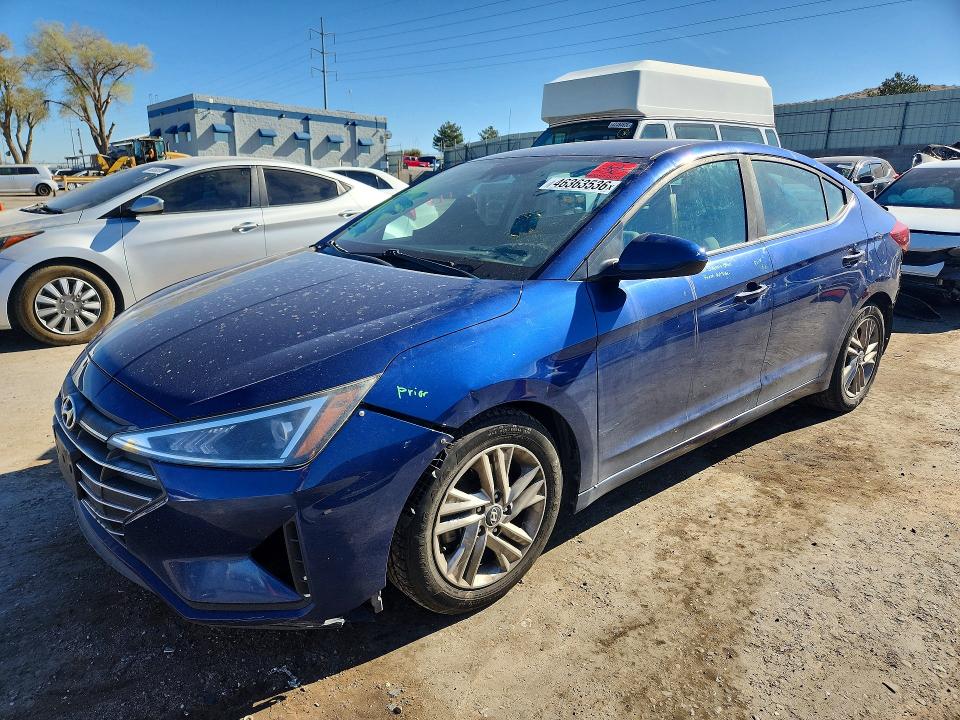Продаж на аукціоні авто 2019 Hyundai Elantra, vin: 5NPD84LF5KH441467, номер лоту: 46363536