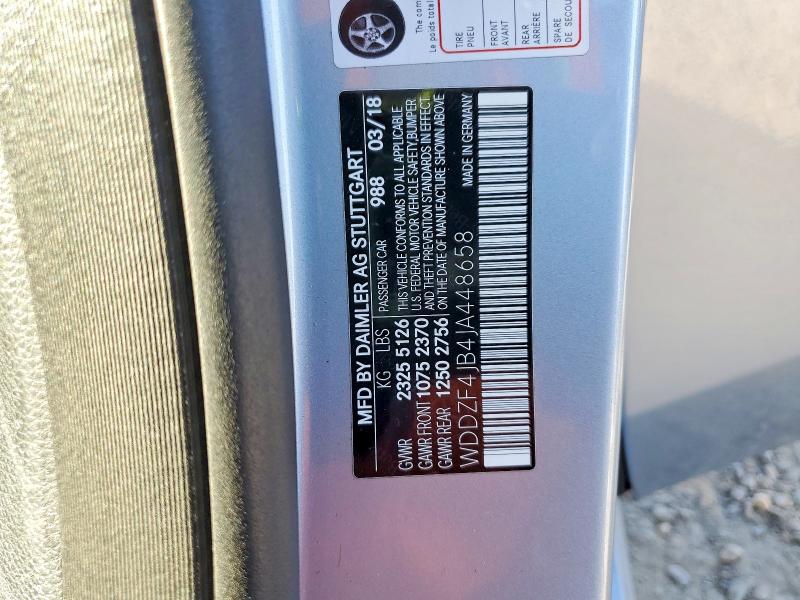 Продажа на аукционе авто 2018 Mercedes-benz E, vin: WDDZF4JB4JA448658, номер лота: 45519726