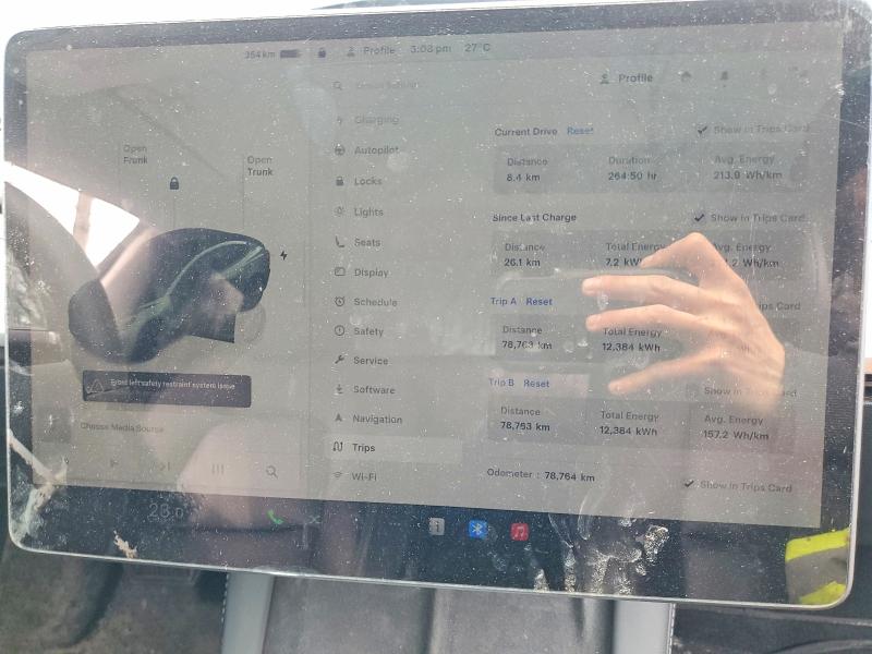 2023 Tesla Model 3 მანქანა იყიდება აუქციონზე, vin: LRW3E1FA8PC900185, აუქციონის ნომერი: 46711976