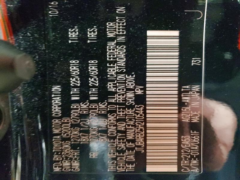 Aukcja sprzedaży 2017 Lexus Nx 200t, vin: JTJBARBZ5H2105443, numer aukcji: 46512626