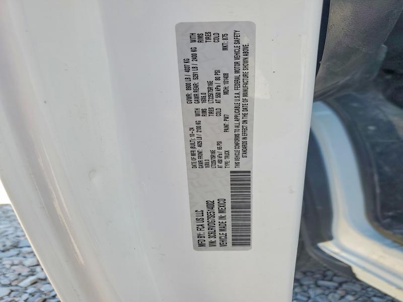 47242746 :رقم المزاد ، 3C6LRVDG7SE514002 vin ، 2025 Ram Promaster 2500 مزاد بيع