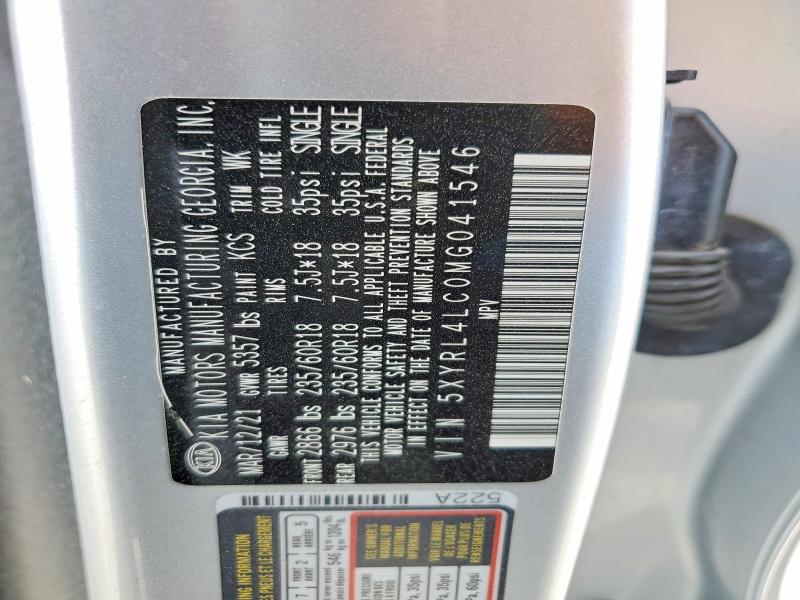 Продаж на аукціоні авто 2021 Kia Sorento, vin: 5XYRL4LC0MG041546, номер лоту: 79964805