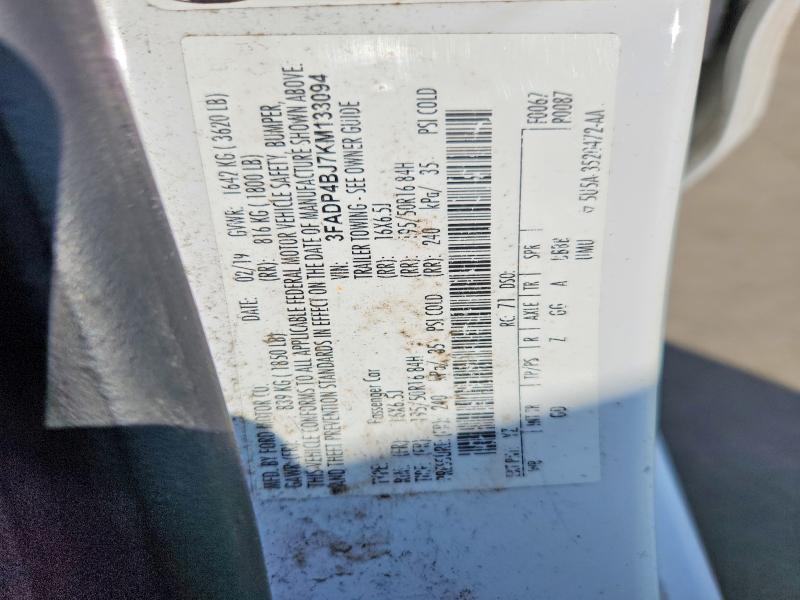 Aukcja sprzedaży 2019 Ford Fiesta, vin: 3FADP4BJ7KM133094, numer aukcji: 79577405