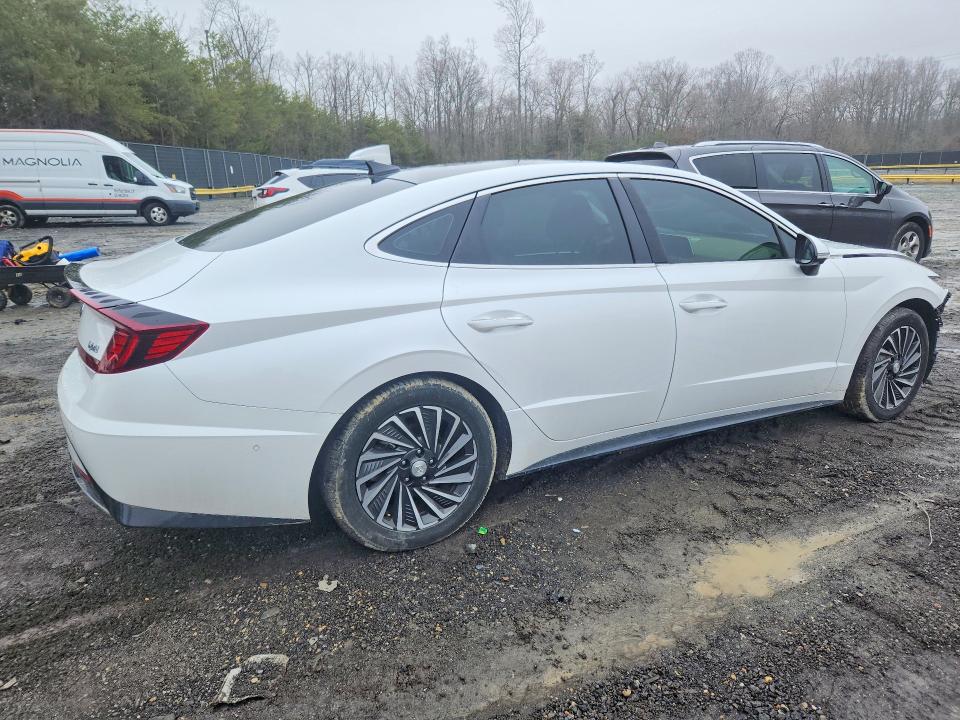 2022 Hyundai Sonata Hybrid მანქანა იყიდება აუქციონზე, vin: KMHL54JJ8NA049943, აუქციონის ნომერი: 41700046