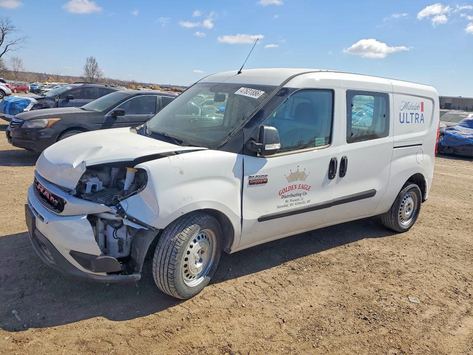 47631886 :رقم المزاد ، ZFBHRFAB8N6W59723 vin ، 2022 Ram Promaster City مزاد بيع